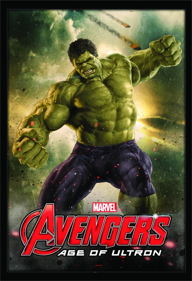 Hulk textured poster