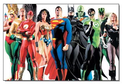 JLA Painted poster