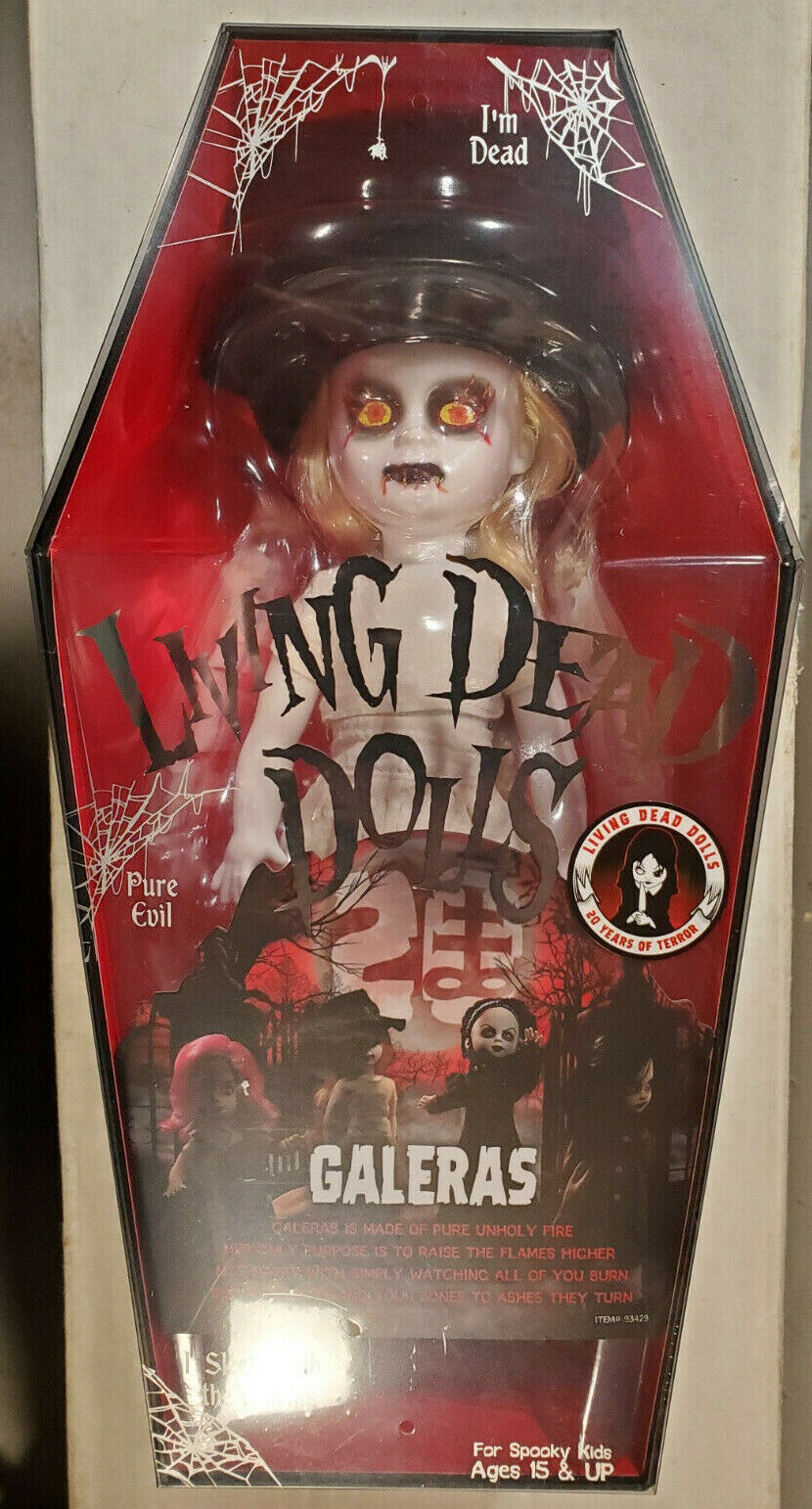 Living Dead Dolls series 35 Galeras doll
