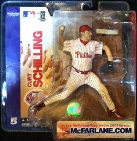 MLB series 3 CURT SCHILLING variant/chase action figure