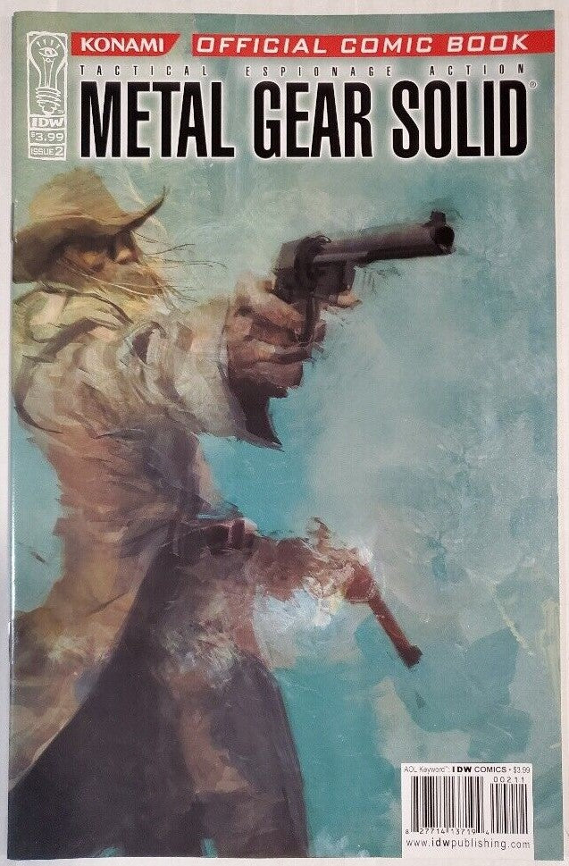 Metal Gear Solid #2 1st Print, Gunslinger variant NM+(9.6)