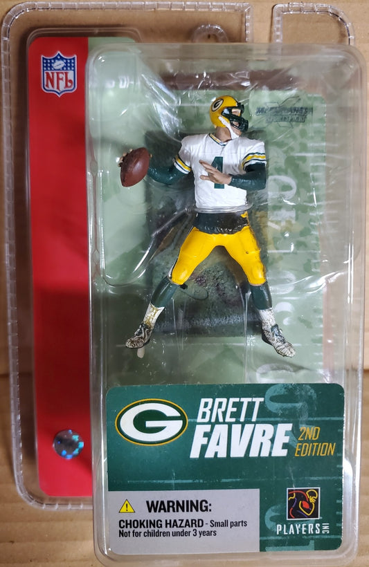 NFL 3 inch BRETT FAVRE action figure (Green Bay Packers)