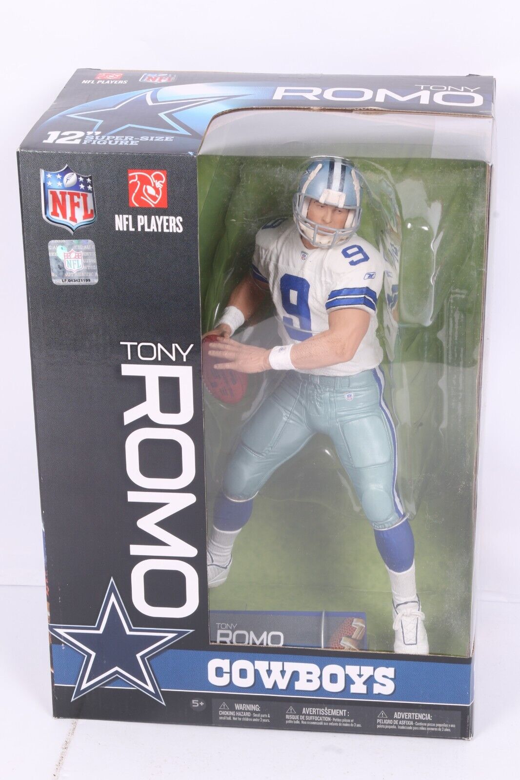 NFL Football 12 inch TONY ROMO action figure