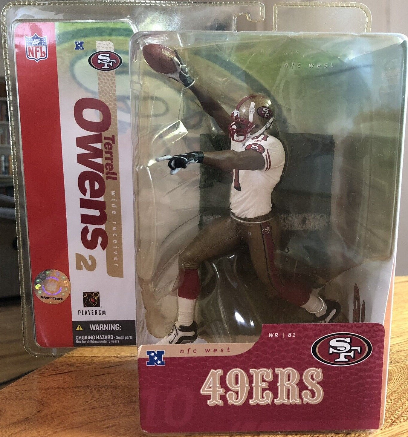 NFL Football series 10 TERRELL OWENS variant/chase action figure 