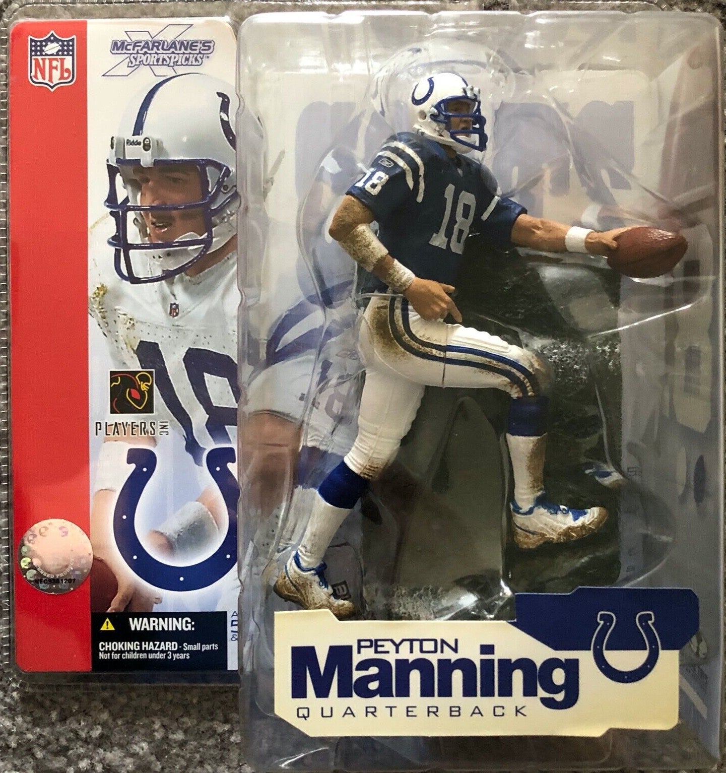 NFL Football series 4 PEYTON MANNING variant/chase action figure