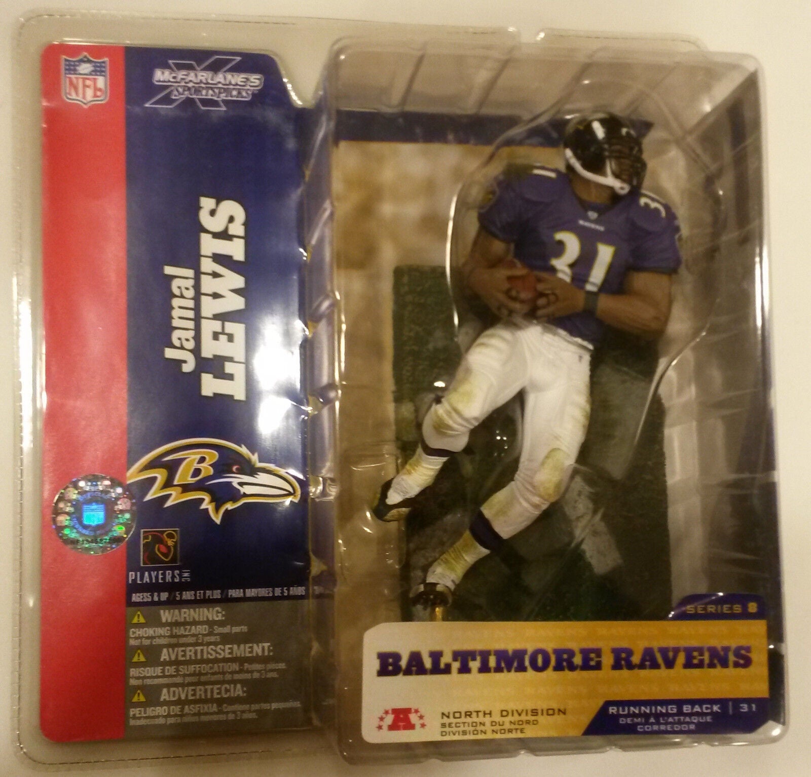 NFL Football series JAMAL LEWIS action figure (Baltimore Ravens