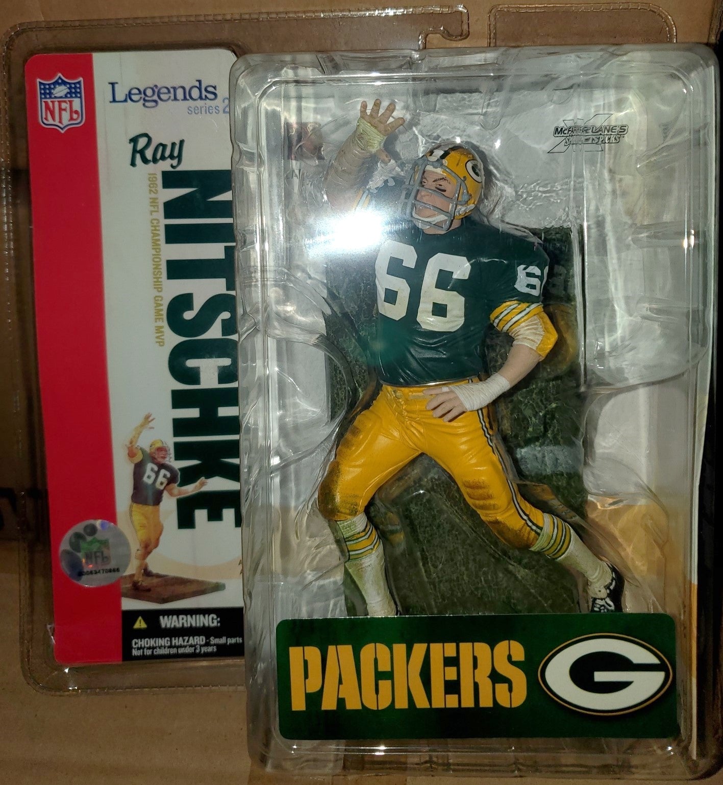 NFL Legends series 2 RAY NITSCHKE action figure 