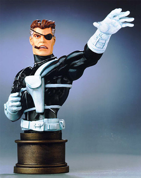 Nick Fury SHIELD mini bust