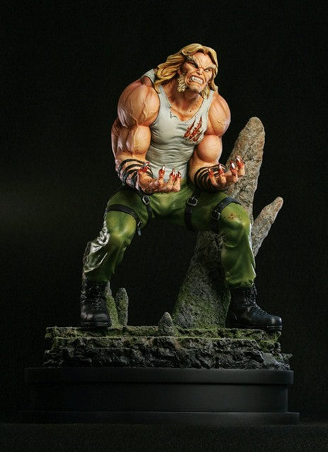 Sabretooth Street Clothes statue