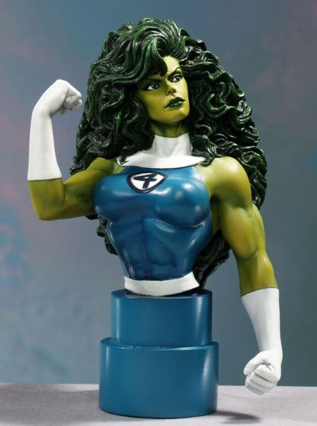 She-Hulk Fantastic Four variant mini bust
