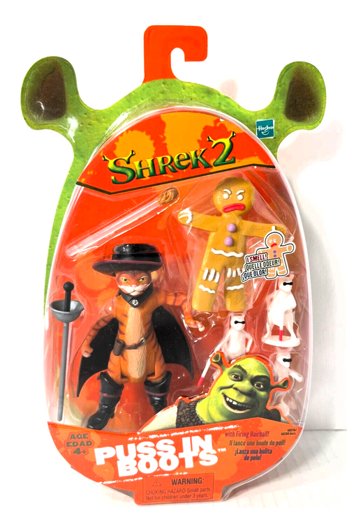 Shrek 2 PUSS in BOOTS action figure by Hasbro – Nitro Comics and
