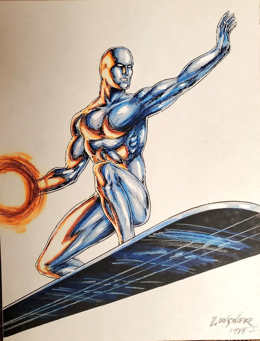 Silver Surfer original art work
