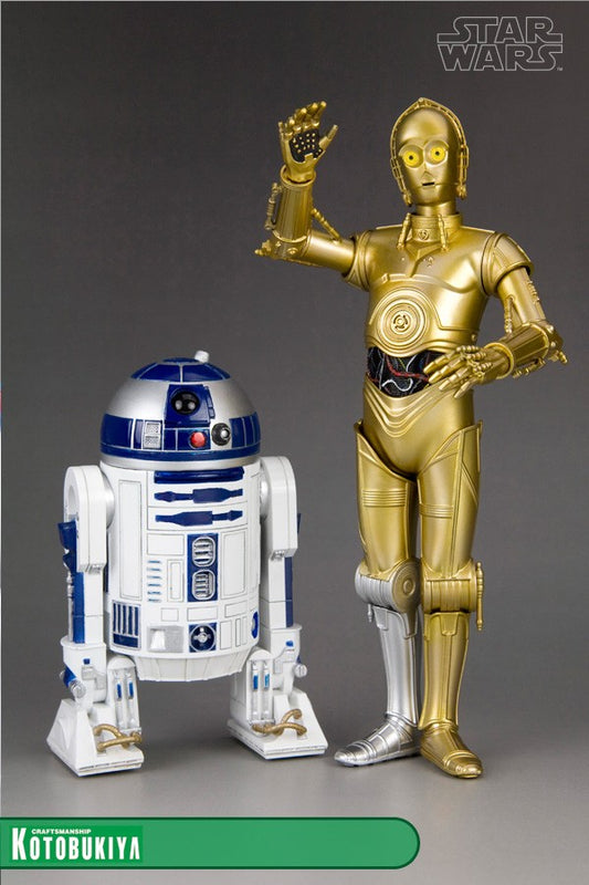 Star Wars SR2-D2 C3PO 2 pack Artfx statue by Kotobukiya