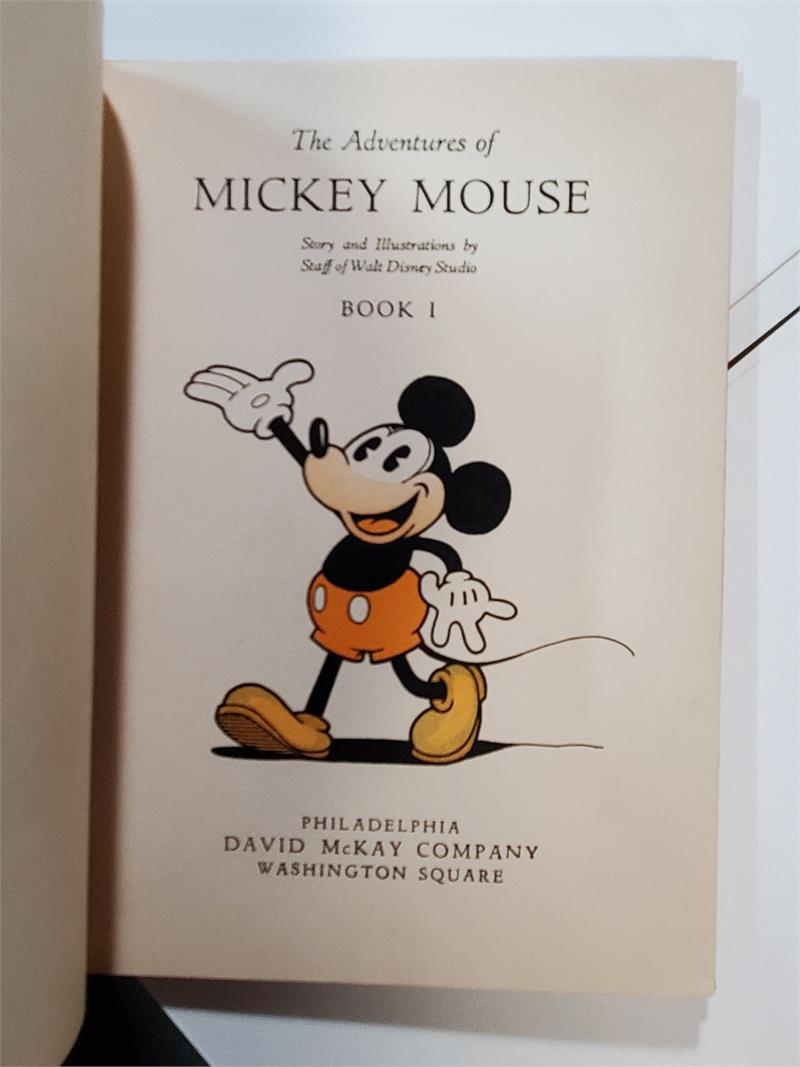 The Adventures of Mickey Mouse Book 1 1st Edition (1931) (HC)