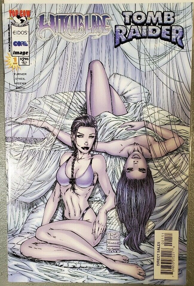 Witchblade Tomb Raider #1 Bikini Bedroom variant