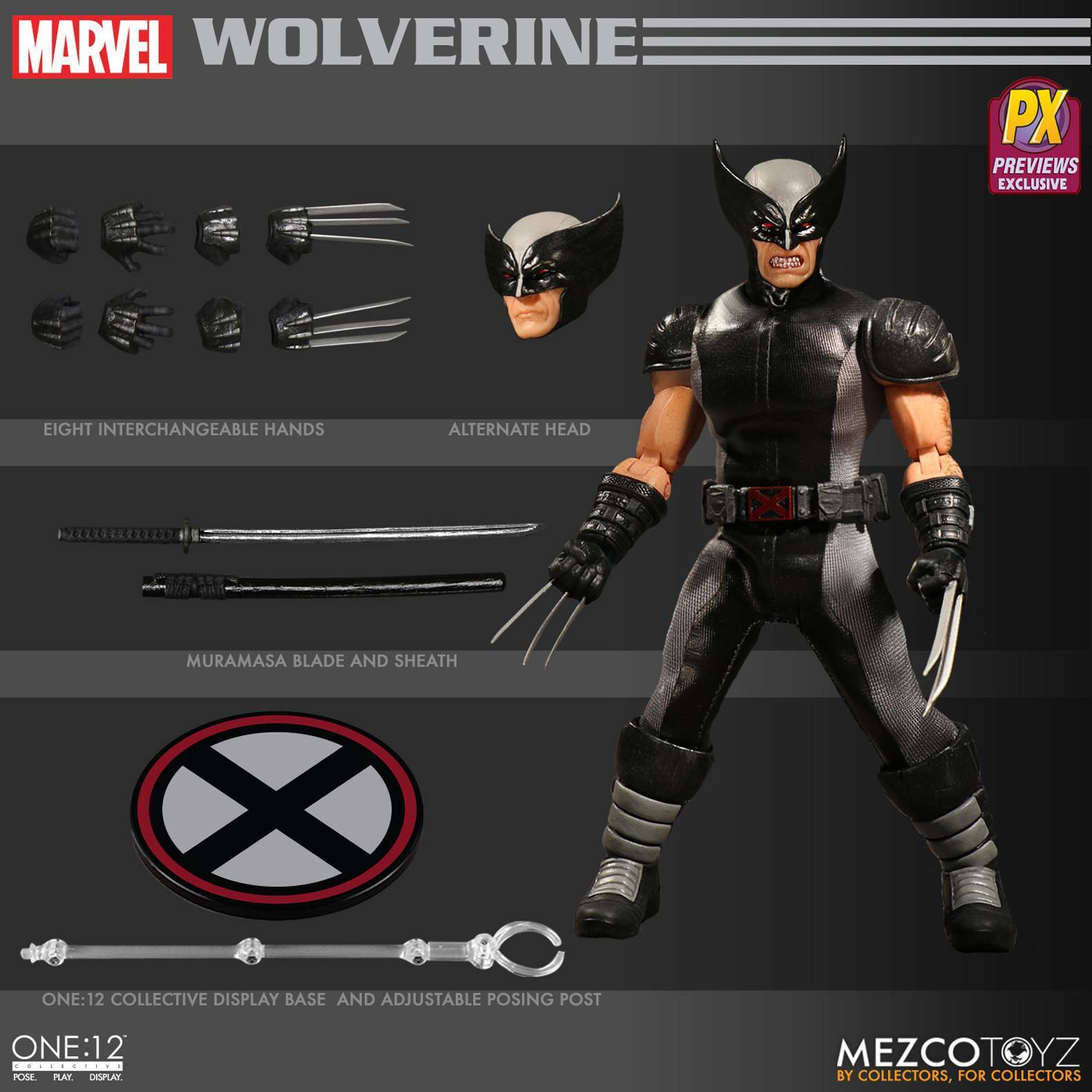Wolverine X-Force One:12 Collective PX action figure
