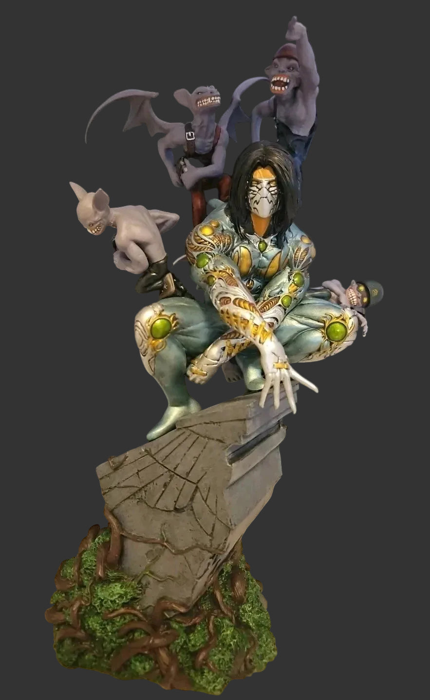 The Darkness statue by Moore Creations (Top Cow) Damaged
