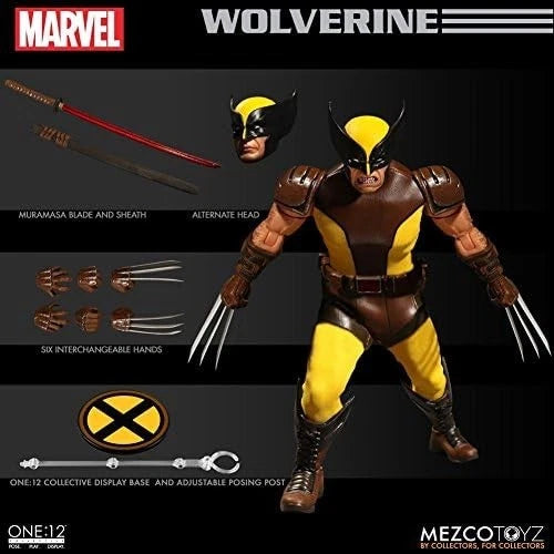 Wolverine One:12 Collective action figure - Logan (X-Men) by Mezco