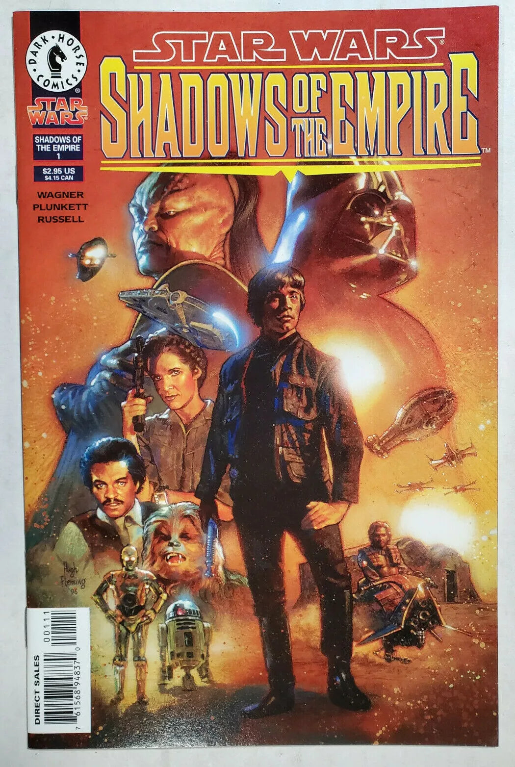 Star Wars: Shadows of the Empire #1 1st app Prince Xizor/Dash Rendar  (NM+) 9.6