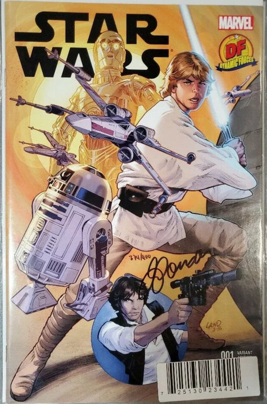 Star Wars #1 Dynamic Forces Exclusive variant signed by Justin Ponsor NM (9.4)